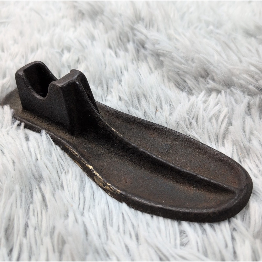 Vintage Childs Shoe Cobbler Last Anvil Form #3 Cast Iron Decor Collectible